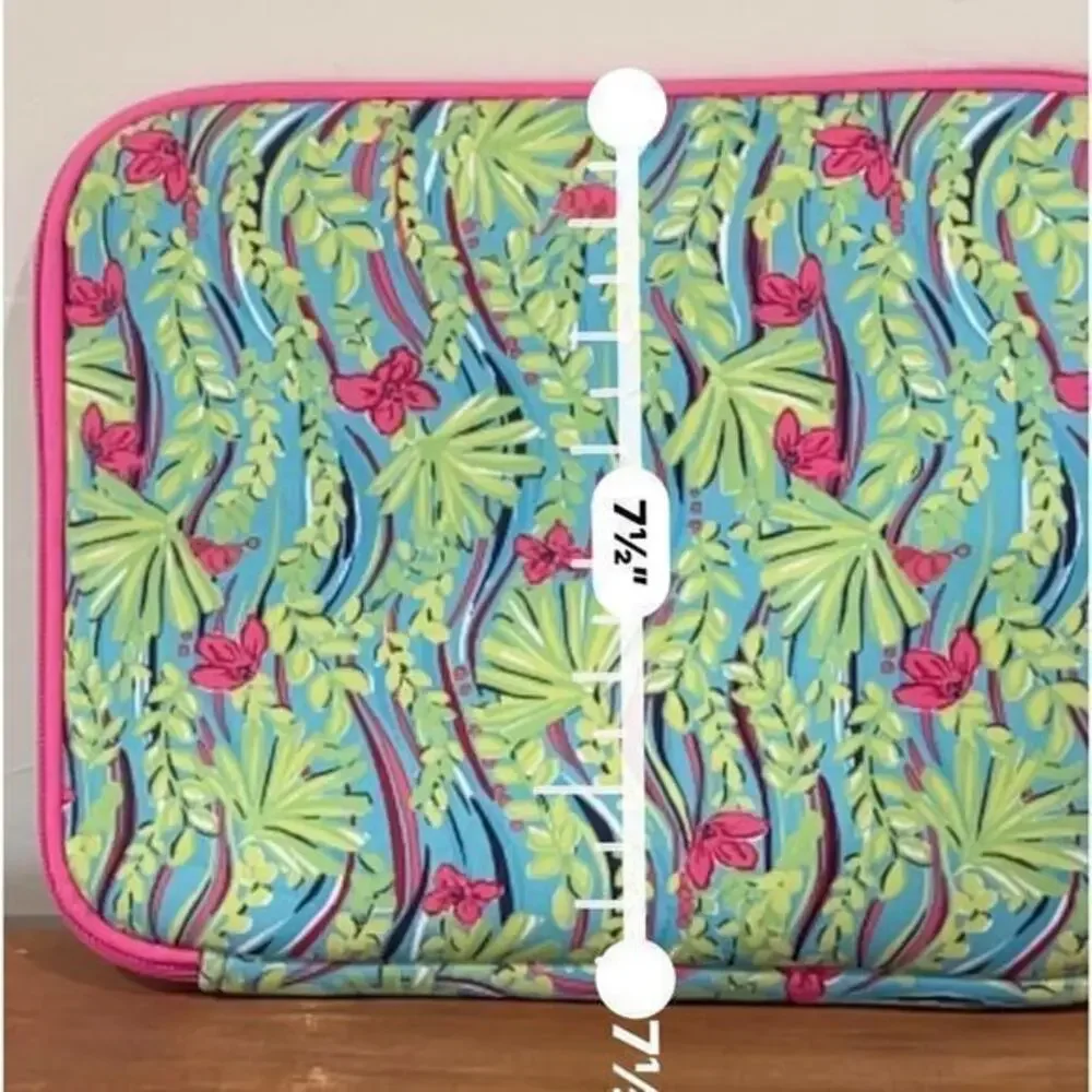 Lilly‎ Pulitzer Padded Neoprene iPad/Tablet Zipper Case Cover 